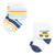 Hudson Baby Cotton Rich Newborn and Terry Socks, Surf Dude