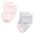 Hudson Baby Cotton Rich Newborn and Terry Socks, Pink Gray Elephant