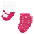 Hudson Baby Cotton Rich Newborn and Terry Socks, Pink Strawberry