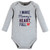 Hudson Baby Infant Boy Cotton Long-Sleeve Bodysuits, Mommys Little Boy