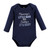 Hudson Baby Infant Boy Cotton Long-Sleeve Bodysuits, Newest Family Member