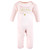 Hudson Baby Cotton Coveralls, Mom Dad Floral