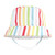 Hudson Baby Sun Protection Hat, Flamingo Rainbow Stripe