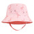 Hudson Baby Sun Protection Hat, Flamingo Rainbow Stripe