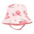 Hudson Baby Infant Girl Sun Protection Hat, Blush Rose Leopard