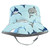 Hudson Baby Sun Protection Hat, Shark Stripe