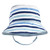 Hudson Baby Sun Protection Hat, Shark Stripe