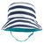 Hudson Baby Sun Protection Hat, Sea Turtle Stripe