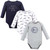 Hudson Baby Infant Boy Cotton Long-Sleeve Bodysuits, Aviation