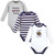 Hudson Baby Infant Boy Cotton Long-Sleeve Bodysuits, Football Buddy 3-Pack
