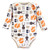 Hudson Baby Infant Boy Cotton Long-Sleeve Bodysuits, Forest