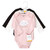 Hudson Baby Cotton Long-Sleeve Bodysuits, Pink Dreamer