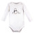 Hudson Baby Cotton Long-Sleeve Bodysuits, Gray Penguin 3-Pack