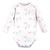 Hudson Baby Cotton Long-Sleeve Bodysuits, Glitter Unicorn 3-Pack
