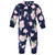Hudson Baby Infant Girl Fleece Jumpsuits, Coveralls, and Playsuits, Navy Rose
