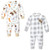 Hudson Baby Plush Jumpsuits, Woodland