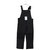 Hudson Baby Unisex Snow Bib Overalls, Black