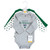 Hudson Baby Cotton Long-Sleeve Bodysuits, Cutest Clover