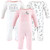 Hudson Baby Infant Girl Cotton Coveralls, Some Bunny