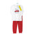 Hudson Baby Cotton Pajama Set, Red Truck Bows