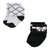 Hudson Baby Cotton Rich Newborn and Terry Socks, Bows 12-Pack