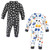 Hudson Baby Plush Jumpsuits, Space Adventure