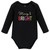 Hudson Baby Cotton Long-Sleeve Bodysuits, Merry and Bright