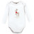 Hudson Baby Cotton Long-Sleeve Bodysuits, Fancy Rudolph