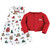 Hudson Baby Cotton Dress and Cardigan Set, North Pole