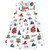 Hudson Baby Cotton Dress and Cardigan Set, North Pole