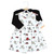 Hudson Baby Cotton Dress and Cardigan Set, Christmas Scene