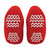 Hudson Baby Trapper Hat, Mitten and Bootie Set, Red Elf