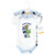 Hudson Baby Cotton Bodysuits, Surf Dude