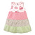Hudson Baby Cotton Dresses, Multicolor Blush Rose Leopard