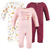 Hudson Baby Cotton Coveralls, Pumpkin Spice Date