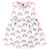 Hudson Baby Cotton Dress and Cardigan Set, Modern Rainbow