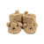 Hudson Baby Trapper Hat, Mitten and Bootie Set, Tan Bear