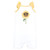 Hudson Baby Cotton Rompers, Sunflower