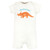 Hudson Baby Cotton Rompers, Triceratops