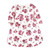 Hudson Baby Cotton Dresses, Burgundy Rose