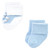 Luvable Friends Newborn and Baby Terry Socks, Blue Navy Sneakers