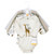 Hudson Baby Cotton Long-Sleeve Bodysuits, Rustic Safari