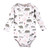Hudson Baby Cotton Long-Sleeve Bodysuits, Girl Woodland Animals