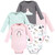 Hudson Baby Infant Girl Cotton Long-Sleeve Bodysuits, Girl Arctic Animals