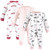 Hudson Baby Infant Girl Cotton Sleep and Play, Girl Woodland Animals