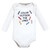 Hudson Baby Infant Girl Cotton Long-Sleeve Bodysuits, Creativity