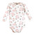 Hudson Baby Cotton Long-Sleeve Bodysuits, Cinnamon Pink Prints 7-Pack