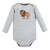 Hudson Baby Infant Boy Cotton Long-Sleeve Bodysuits, Wild Buffalo 7-Pack