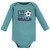 Hudson Baby Cotton Long-Sleeve Bodysuits, Sports Stripes