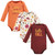 Hudson Baby Infant Girl Cotton Long-Sleeve Bodysuits, Hello Fall